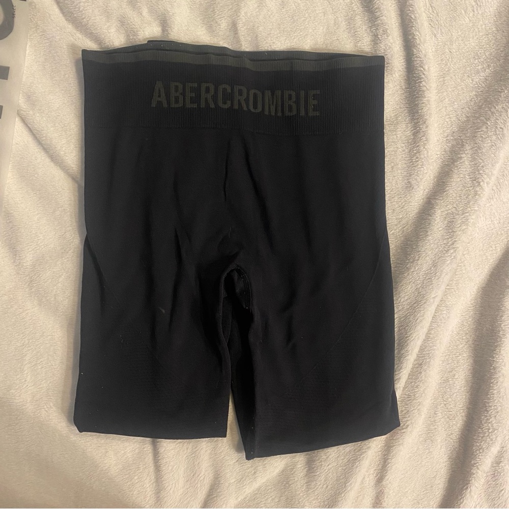 Abercrombie & Fitch Black Logo Leggings